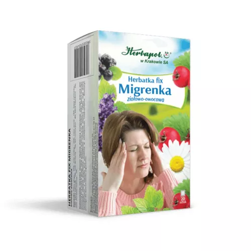 Herbapol Kraków Herbatka fix, Migrenka, 20 saszetek