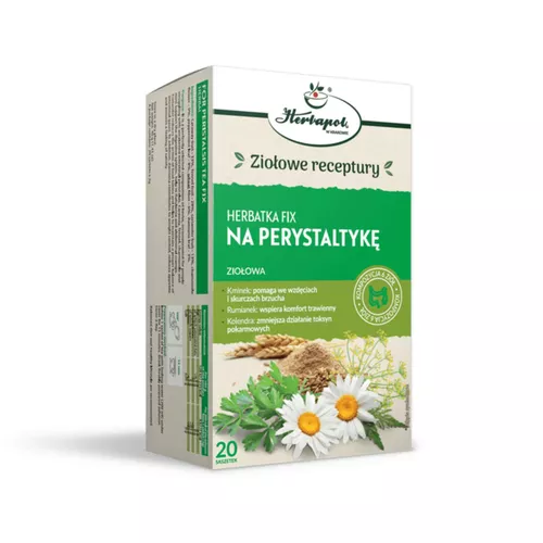 Herbapol - herbata ziołowa, Na Perystaltykę, 20 saszetek