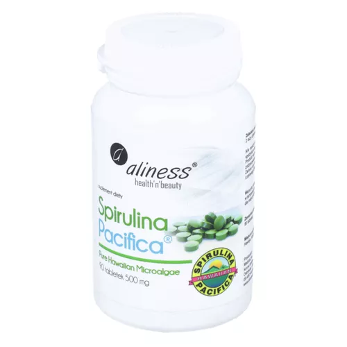 Aliness - Spirulina Pacifica 500 mg, 90 tabletek