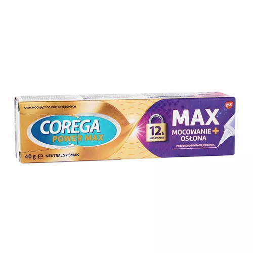 Corega Max Osłona - krem mocujący do protez, 40 g