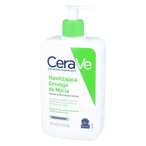 CeraVe - nawilżająca emulsja do mycia, do skóry normalnej i suchej, 473 ml