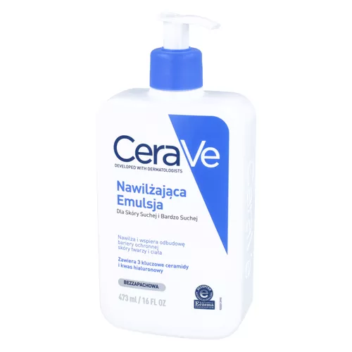 CeraVe - nawilżająca emulsja, do skóry suchej i bardzo suchej, 473 ml