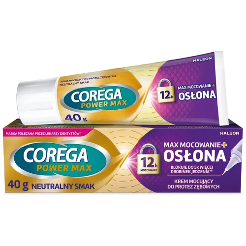 Corega Max Osłona - krem mocujący do protez, 40 g