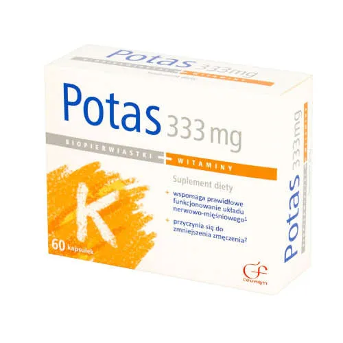 Colfarm Potas 333 mg, 60 kapsułek