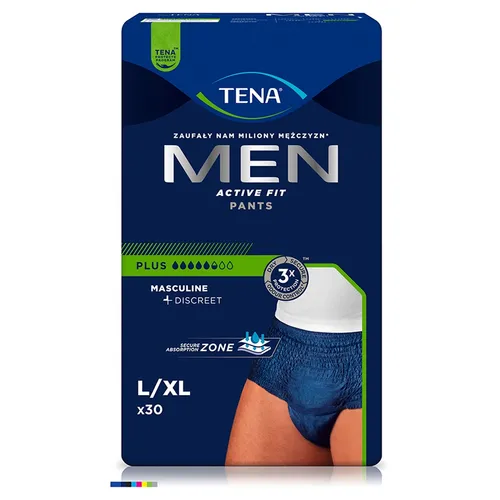 TENA Men Pants Plus - męska bielizna chłonna L/XL, 30 sztuk