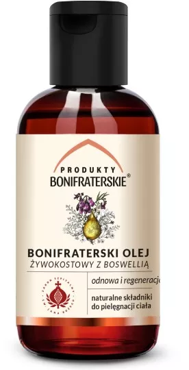 Produkty Bonifraterskie - Bonifraterski olej żywokostowy z Boswellią, 100 ml