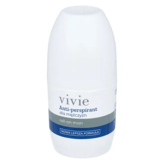 Vivie Roll-On - antyperspirant dla mężczyzn, skóra delikatna i wrażliwa, 50 ml