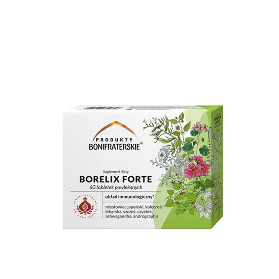Produkty Bonifraterskie Borelix Forte, 60 tabletek