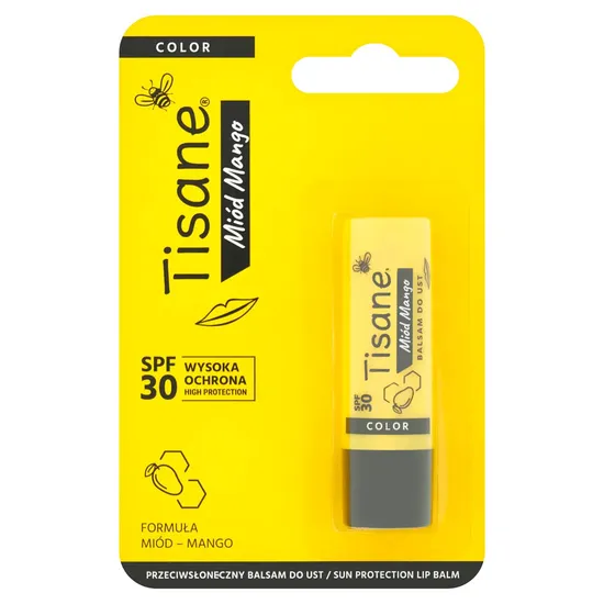 Tisane Miód Mango - balsam do ust SPF 30, 5,1 g
