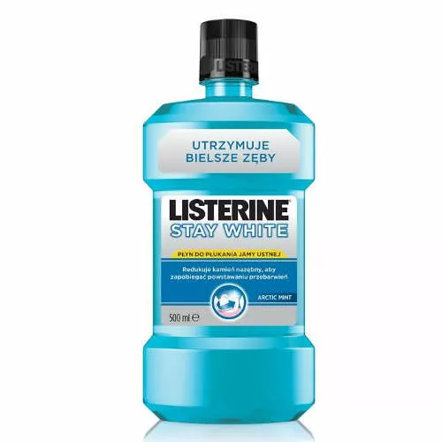 LISTERINE Stay White - płyn do płukania jamy ustnej, 500 ml