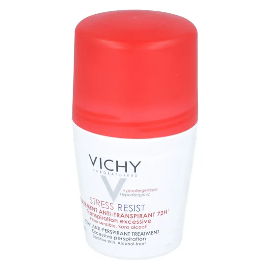 Vichy Stress Resist - dezodorant w kulce, intensywna kuracja przeciw poceniu się 72 H, antyperspirant, 50 ml