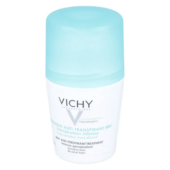 Vichy - Anti-transpirant, antyperspirant w kulce 48-godzinna skuteczność działania, przeciw intensywnemu poceniu, 50 ml
