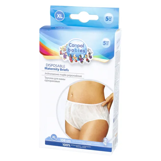 Canpol babies - jednorazowe majtki poporodowe, rozmiar XL, 9/600, 5 sztuk