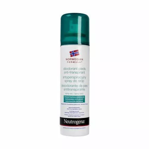 Neutrogena Formuła Norweska - antyperspiracyjny spray do stóp, nadmierna potliwość, 150 ml