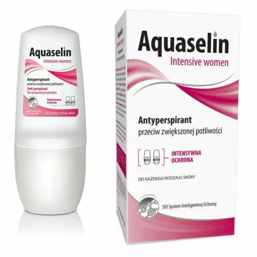 Aquaselin - intensitive women - antyperspirant przeciw zwiększonej potliwości, 50 ml