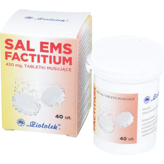 Sal Ems Factitium 450 mg, 40 tabletek musujących