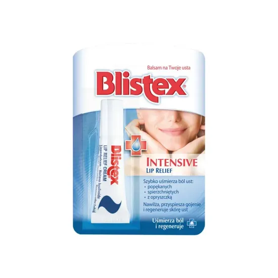 Blistex Intensive Lip Relief - balsam do ust, nawilża, przyspiesza gojenie, regeneruje, 6 ml