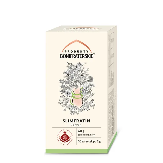 Produkty Bonifraterskie Slimfratin Forte, 30 saszetek