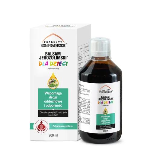 Produkty Bonifraterskie Balsam jerozolimski dla dzieci, płyn, 200 ml