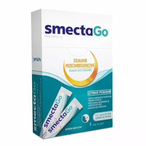 Smecta Go - saszetki, 12 sztuk