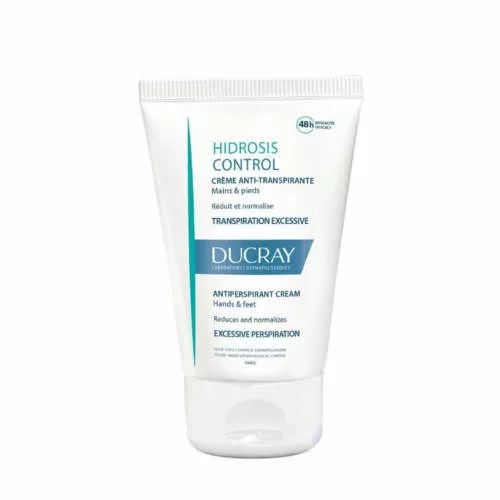 DUCRAY HIDROSIS CONTROL - antyperspirant w kremie, stopy i dłonie, 50 ml